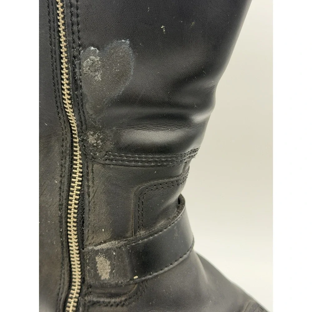 Harley-Davidson Men's Shift Leather Motorcycle Riding Boots Black 12M D95115
